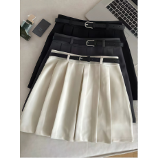 批发黑色百褶裙短裙女2026新款春夏西装百搭小个子高腰显瘦a字半身裙