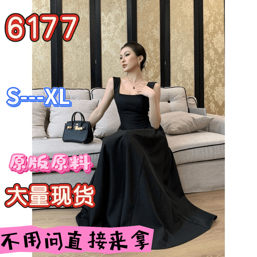 패션 여름 몸매 가꾸기 품격 프랑스식 슬립 허리 수축 디자인 센스 드레스