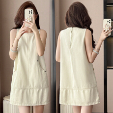 批发新款法式百搭韩系牛仔<b class='q'>连衣裙</b>