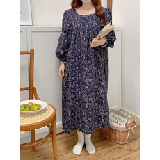 批发实拍#<b class='q'>春</b>日 韩系减龄碎花少女花边家居服睡裙