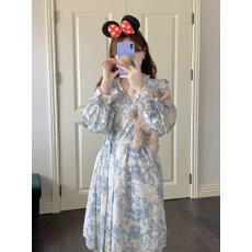 批发实拍#秋日#三件套 韩系水甜美家居服<b class='q'>睡袍</b>
