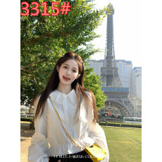 批发FF BLUE 1.22new 蕾丝日记 100<b class='q'>棉花</b>边小V复古衬衫