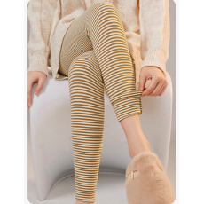 批发秋冬<b class='q'>条纹</b>保暖裤秋裤女亲肤修身显瘦高弹7A抗菌线裤防螨睡裤<b class='q'>打底裤</b>