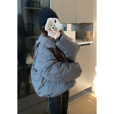 批发实拍<b class='q'>大码</b>冬季新款爆款棉服今年流行的<b class='q'>外套</b>加厚面