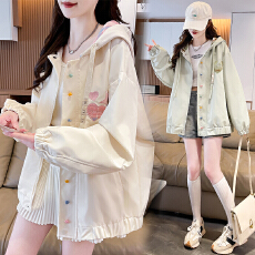 批发拼色格子棒球服外套女春秋学院风夹克2025新款初高中学生大童上衣