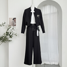 批发邓蕾婷品味在线秋季新款小众设计高级感气质<b class='q'>时尚</b>洋气西装上衣