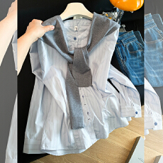 欧洲站高端2026年春季新款百搭披肩衬衫高级感穿搭上衣欧货女装潮