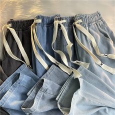 批发牛仔裤<b class='q'>男</b>女秋冬季潮牌弹力宽松裤子韩版潮流修身青年百搭<b class='q'>休闲裤</b>