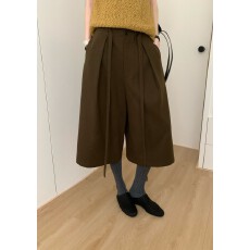 批发西子呢料宽松<b class='q'>七分</b>阔腿裤休闲裤 2025高腰气质小个子<b class='q'>女裤</b>