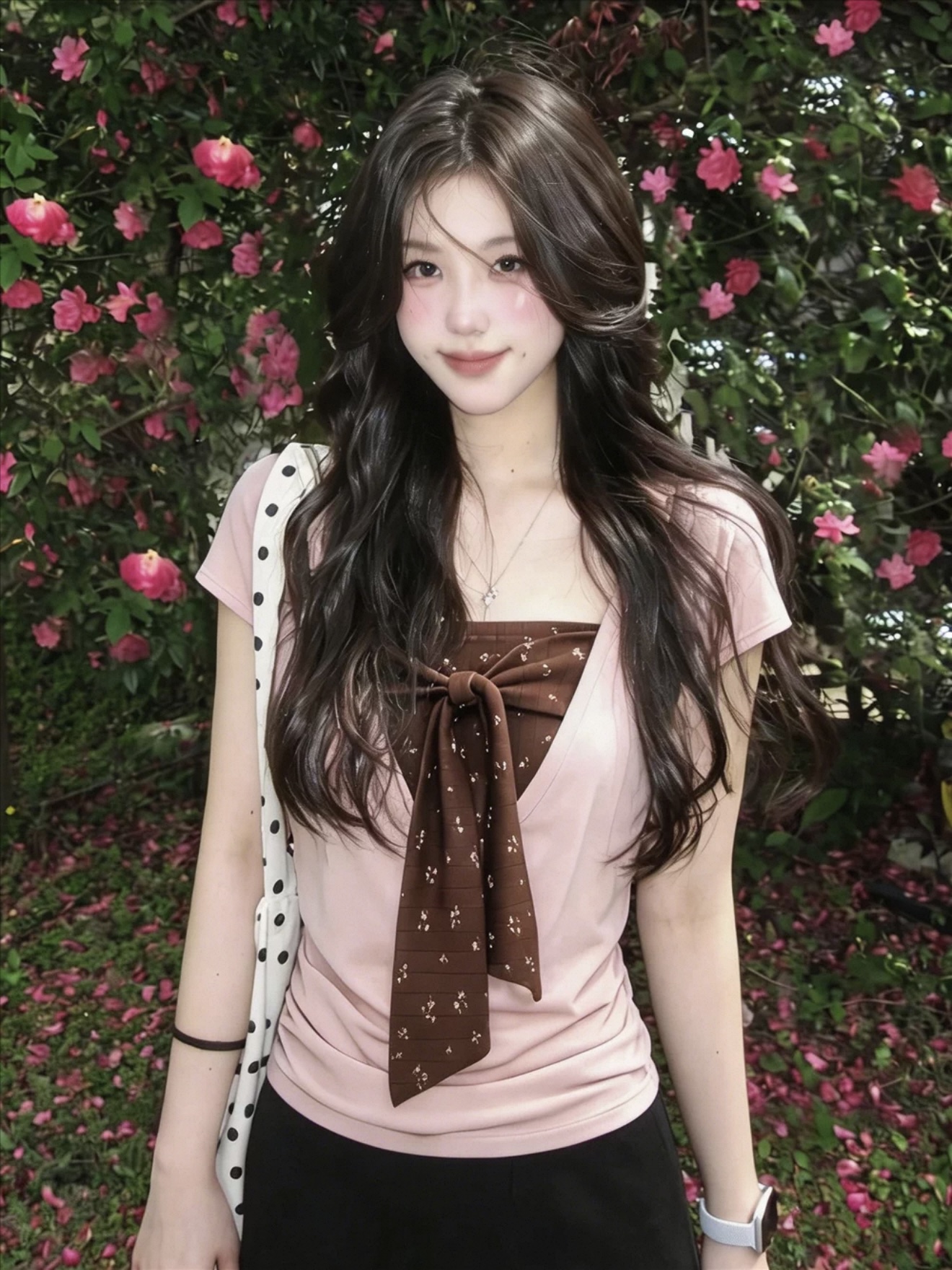 빅 사이즈 페이크 레이어드 패치워크 나비 매듭 스트랩 반팔 티셔츠 여성 여름 지방 mm 디자인 센스 슬림해 보이는 핫걸 맨위