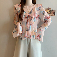 批发实拍新款<b class='q'>大码</b>雪纺防晒百搭上衣