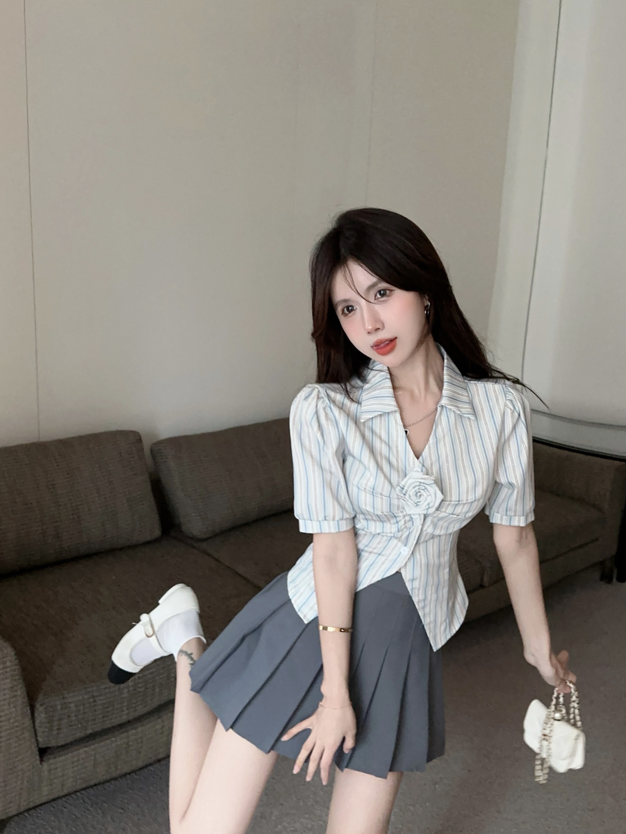 FA33067# 新款纯欲辣妹...