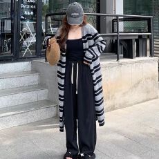 批发韩系中长款<b class='q'>毛衣</b><b class='q'>开衫</b>外套<b class='q'>女</b>秋冬季oversize慵懒风小众别致针织上衣