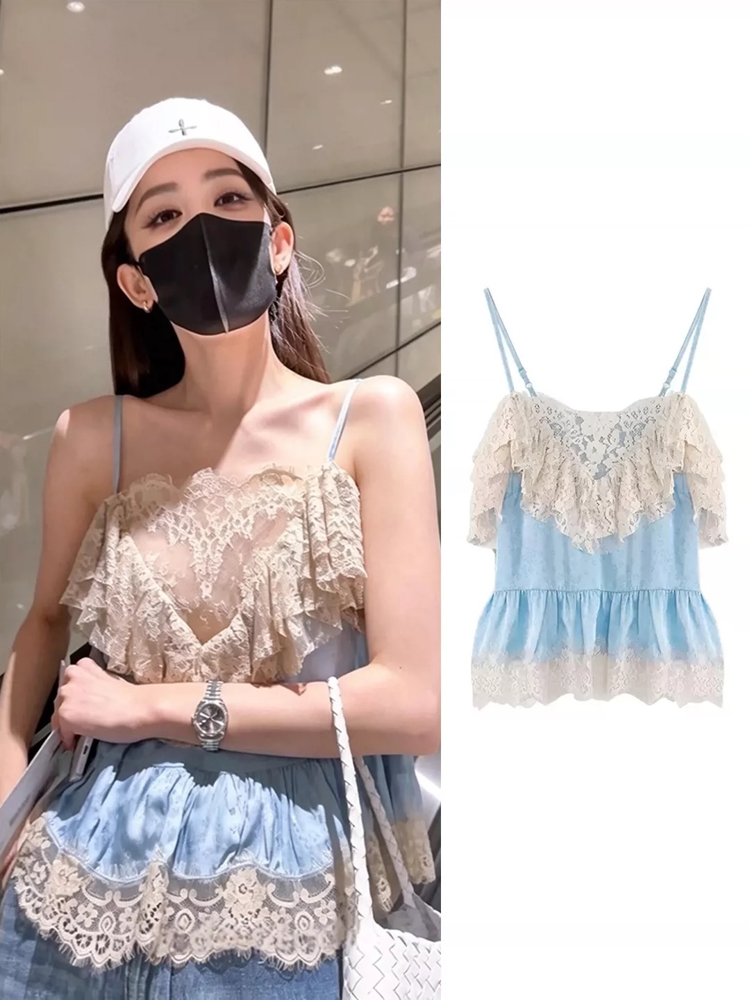 고대 힘 Na 넥타이 같은 단락 여름 달콤한 매운맛 바람 착용 가져 가라. 낭만주의 레이스 조각 프릴 순수한 욕망 센스 슬립 맨위