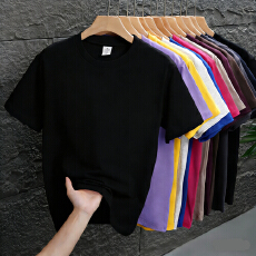 批发实拍 2026夏季新款索罗娜高档新疆长绒棉<b class='q'>男</b>女同款落肩潮牌宽松<b class='q'>T</b><b class='q'>恤</b>