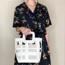 批发跨境爆款西装领小碎花连衣裙夏季新款日韩女装连衣裙显瘦短袖长裙