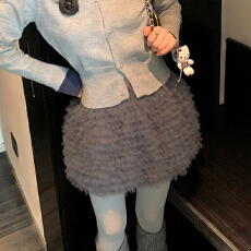 批发实拍设计感层次网纱蛋糕裙2026新款辣妹防走光显瘦a字打底<b class='q'>半身裙</b>