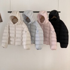 批发剪刀云朵连帽排骨棉服女冬新款轻薄小个子短款<b class='q'>户外</b>休闲保暖外套