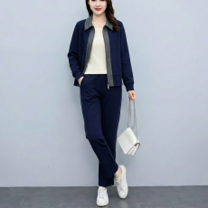 批发2026妈妈春装时尚<b class='q'>运动服</b>两件套装中老年女装外套新款<b class='q'>休闲</b>修身开衫