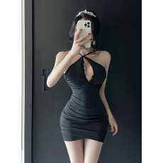 批发实拍性感镂空<b class='q'>牛奶</b><b class='q'>丝</b>拼接蕾<b class='q'>丝</b>短款打底<b class='q'>连衣裙</b>