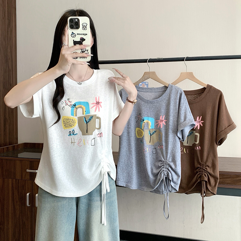 BY28661# 夏装新款胖m...