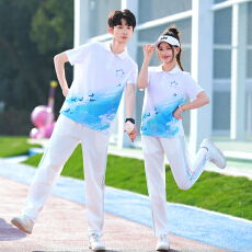 批发情侣装<b class='q'>班</b><b class='q'>服</b>运动<b class='q'>服</b>休闲套装T恤36裤子32