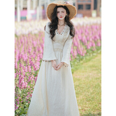 批发新中式穿搭<b class='q'>连衣裙</b>子民族风女款2025年新款