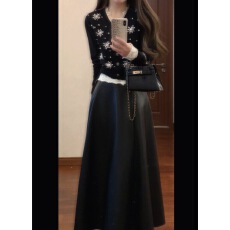 批发有货秋冬新款小香风毛衣开衫钉珠软糯外套<b class='q'>韩版</b>打底外搭针织衫