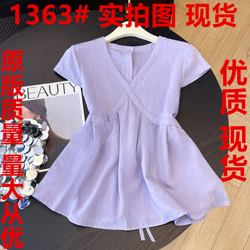 실사 그림 2026 열세 개 봄 여름 단추 레이스업 나비 매듭 연령 감소 부드러운 품격 달콤함 작은 셔츠