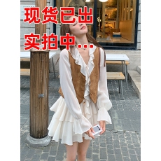 批发民族风复古麂皮马甲
