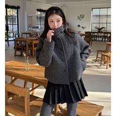 批发已出货 chic 韩版毛呢加棉 内里 保暖 外套