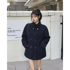 批发已出货 chic 韩版 加棉毛呢<b class='q'>大</b>衣