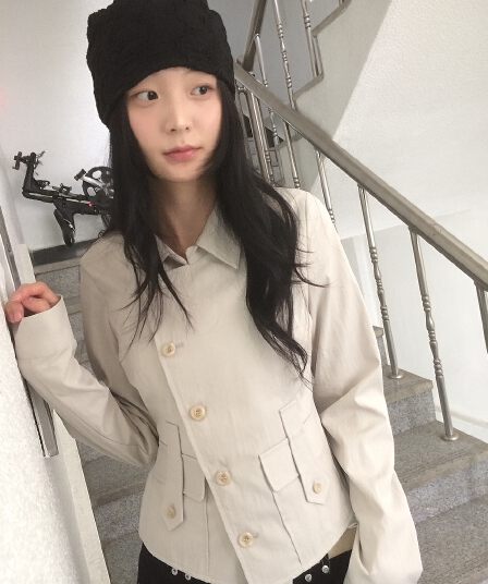 chic 한국 스타일 불규칙 재킷