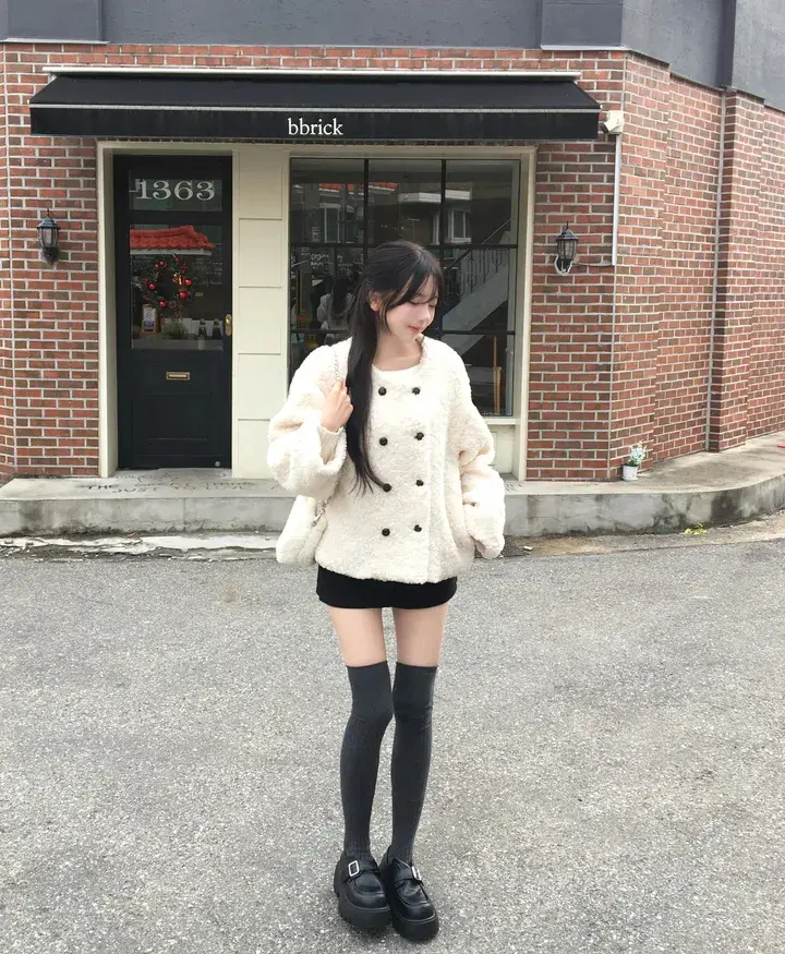 더블 버튼 플리스 아우터 상세 이미지 15