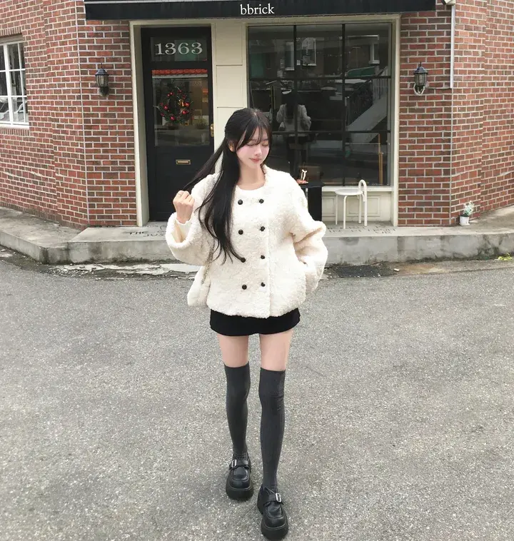 더블 버튼 플리스 아우터 상세 이미지 22