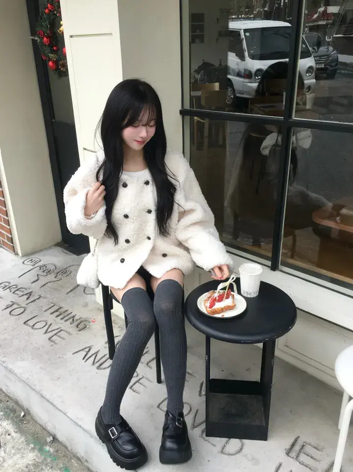 더블 버튼 플리스 아우터 상세 이미지 26