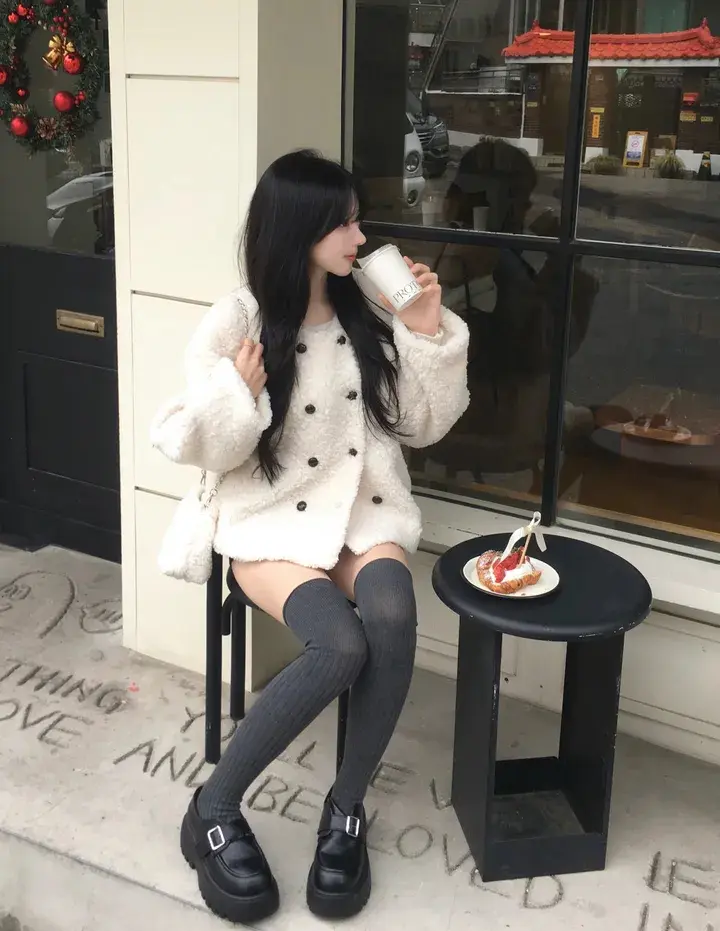 더블 버튼 플리스 아우터 상세 이미지 28