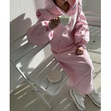 批发韩式加厚时髦连帽长款卫衣<b class='q'>连衣裙</b>