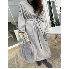 批发韩式大码系带加厚卫衣长款<b class='q'>连衣裙</b>
