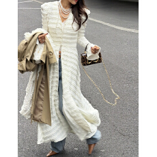 批发法式优雅气质百搭长款连衣裙