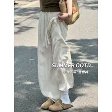 批发亚麻阔腿裤女夏季薄款<b class='q'>胖</b><b class='q'>mm</b><b class='q'>宽松</b>显瘦弯刀裤<b class='q'>大码</b>棉麻休闲裤