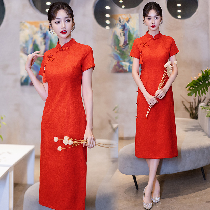 RY1940# 实拍敬酒服新娘2026新款改良旗袍连衣裙