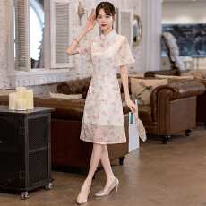 批发复古旗袍<b class='q'>连衣裙</b>