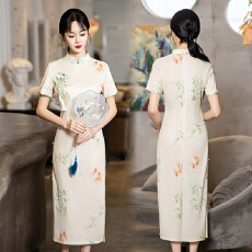 批发实拍国风旗袍2026新款夏季年轻款女装