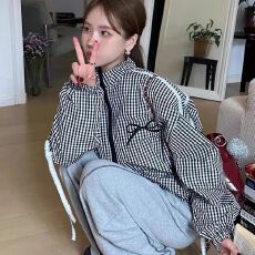 批发春夏韩国chic复古减龄刺绣蝴蝶结印花拼接花边设计百搭长袖外套女