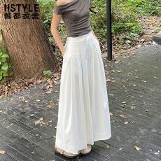 批发内包边-原版品质】白色<b class='q'>冰</b><b class='q'>丝</b>裙裤夏季薄女2026新款九分休闲阔腿裤