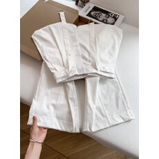 批发韩系高腰休闲阔腿弯刀裤女2026春季新款宽松显瘦百搭直筒气球裤潮