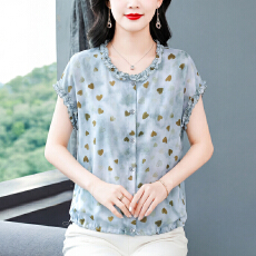 批发2026新款女装短袖T恤<b class='q'>中年</b>女装薄款气质上衣夏季小衫