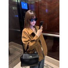 批发【雪花绒皮】美拉德复古麂皮绒外套<b class='q'>女</b>秋季宽松翻领休闲机车夹克