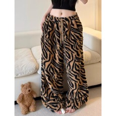 批发新款豹纹瑜伽裤女大码高腰裸感提臀收腹健身裤跑步普拉提<b class='q'>运动裤</b>